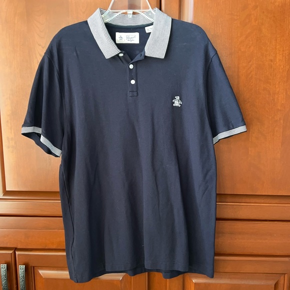 Original Penguin Men’s Navy Polo-XXL - Picture 1 of 5